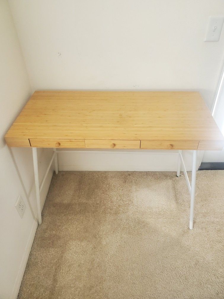 Ikea Bamboo Wooden Table