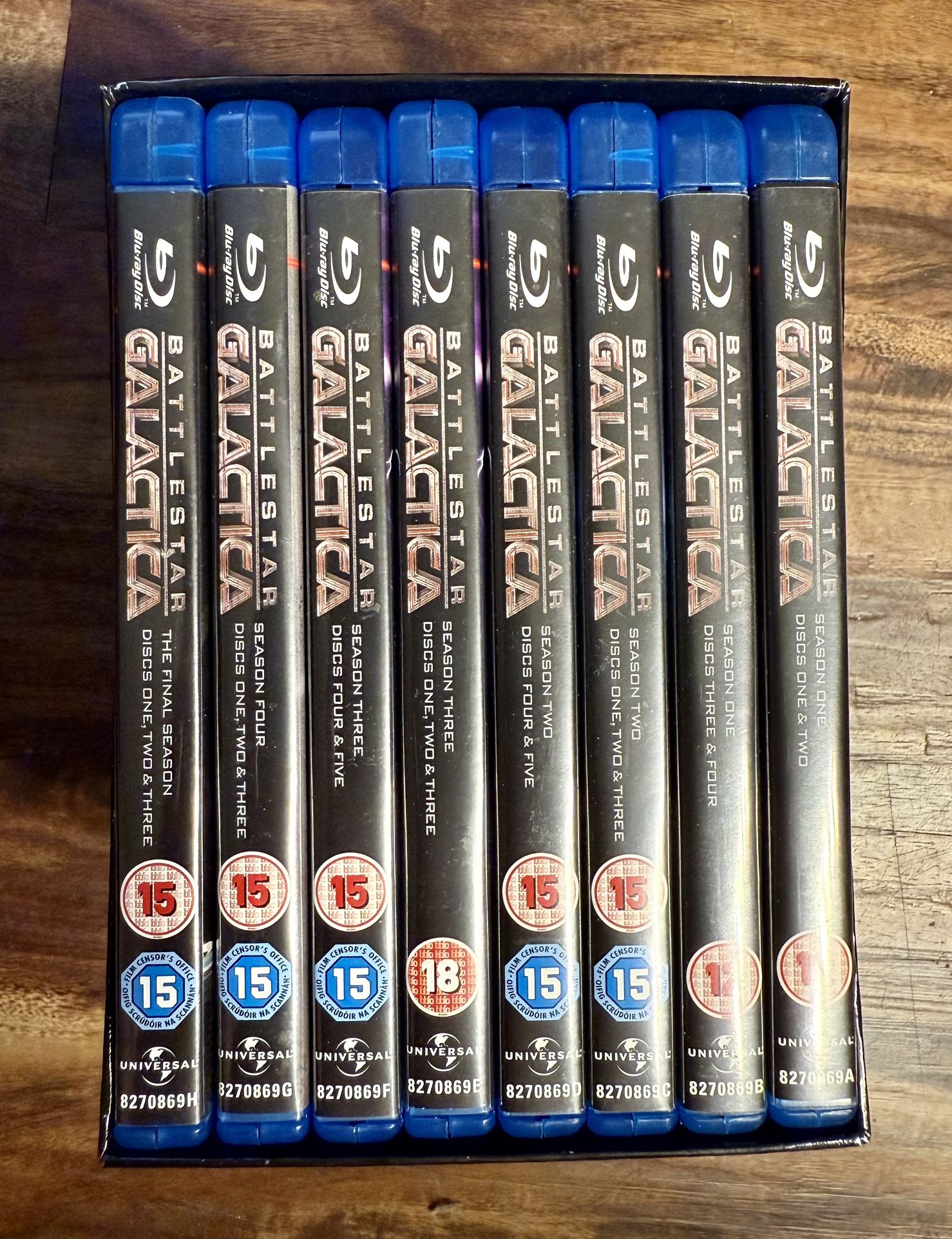 Battlestar Galactica COMPLETE Blu Ray Box Set