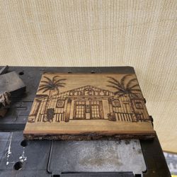 Custom Wood Burned Sign 