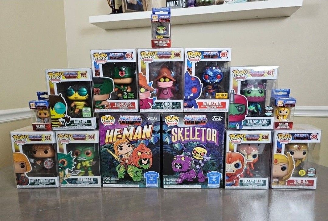 Masters Of The Universe Funko Pop Bundle $245