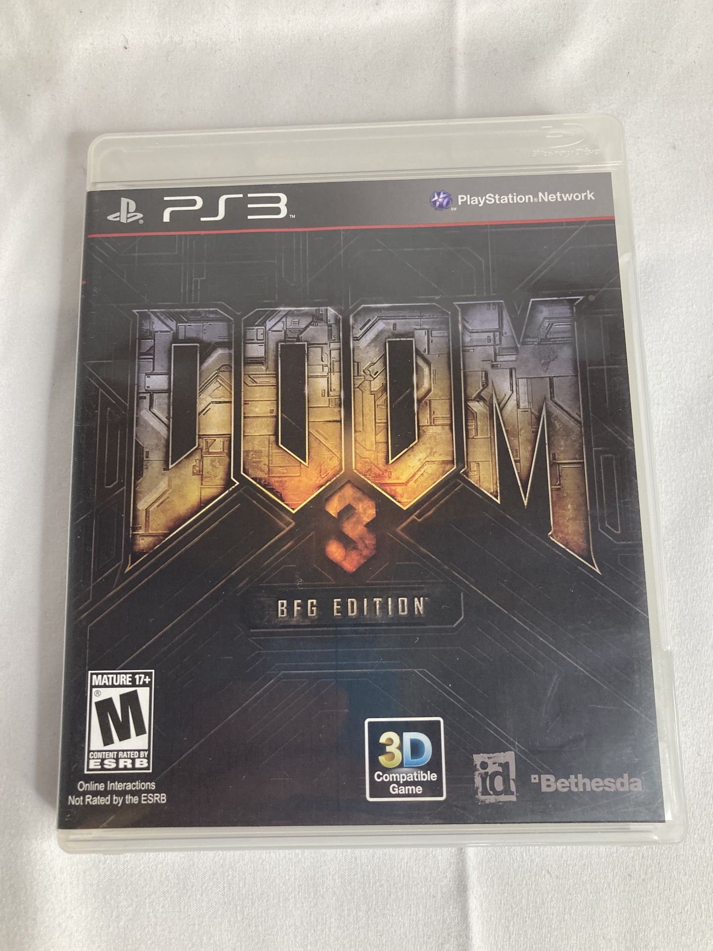 PS3 Doom 3 BFG Edition CIB
