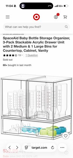 Space Aid Bottle Storage organizer