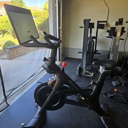 Peloton Bike + With Swivel Screen and Accessories