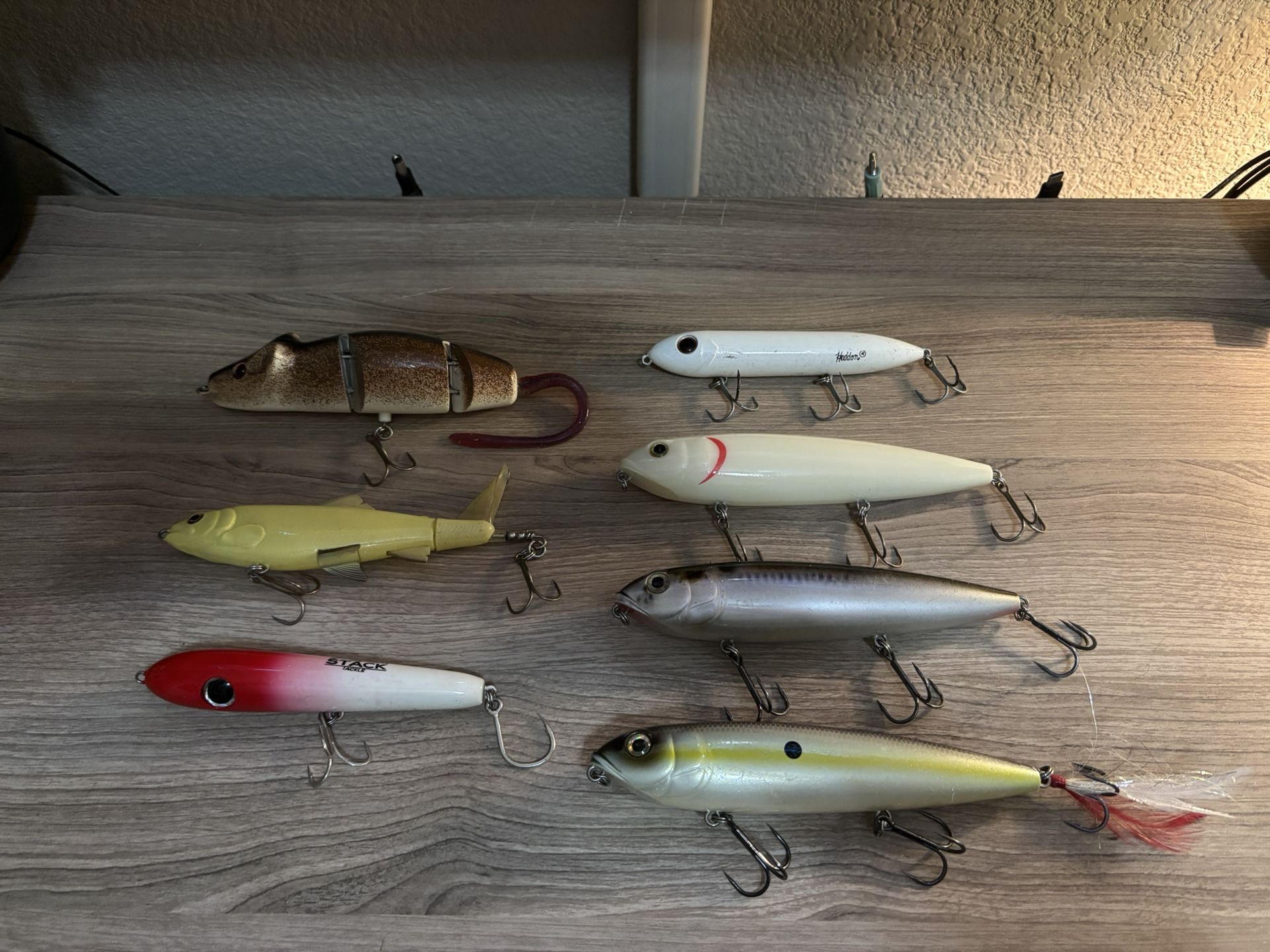 Various Top Water Lures (Bass and Striped Bass)