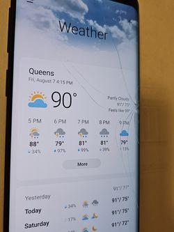 Unlocked Samsung Galaxy S9 Black *screen crack
