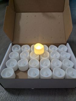 Flameless LED Tea Light Candles Set
