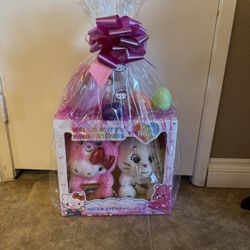 Hello Kitty Easter Basket ( If Post Is Up , It Is Available )
