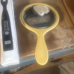 1940’s Celluloid  Hand Mirror $7 Good Condition 