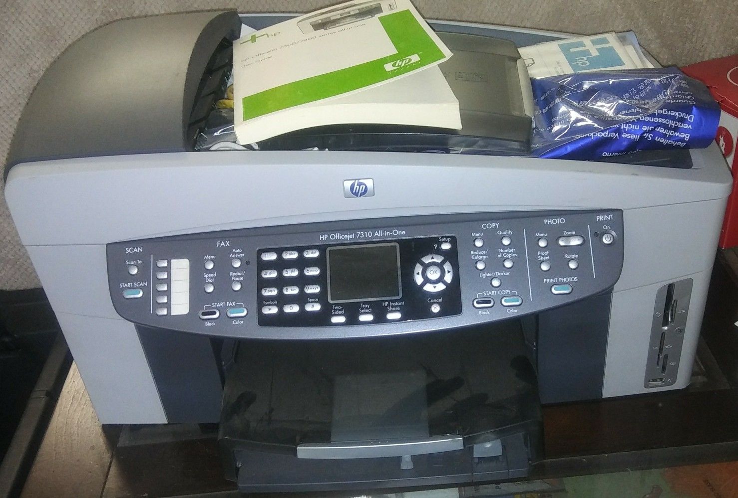 HP OFFICEJET 7300/7400 SERIES ALL-IN-ONE PRINTER with INK