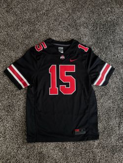Mens Nike Ohio State OSU Buckeyes Blackout Dark Night Football Jersey Size Medium
