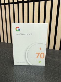 Nest Thermostat E - Pro Edition NEW