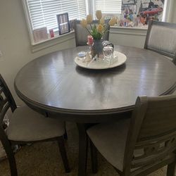 Gray Round Table