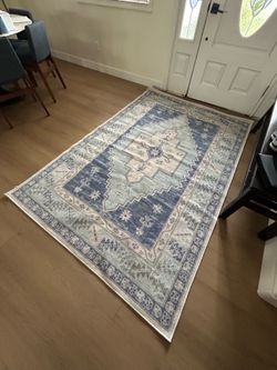 NEW Blue 5 x 8 ft Rug