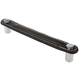 Brown Leather Pull Handles