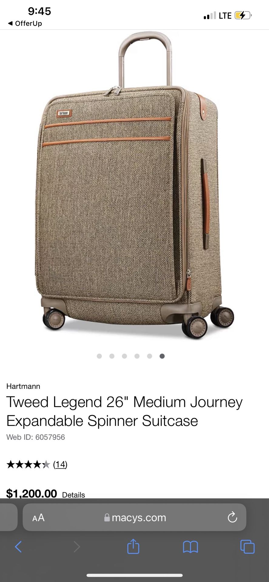 Hartmann Tweed Legend Luggage