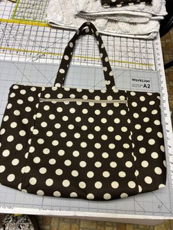 Travel  Bag, Tote Bag , Diaper Bag - Fully Lined - 13” X 16”