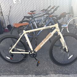 Viribus Road Bike with Dual Disc Brakes, 7-Speed ​​Outdoor Bicycle, 700C Racing Bike for Men and Women, City Bike, Lightweight Aluminum Frame