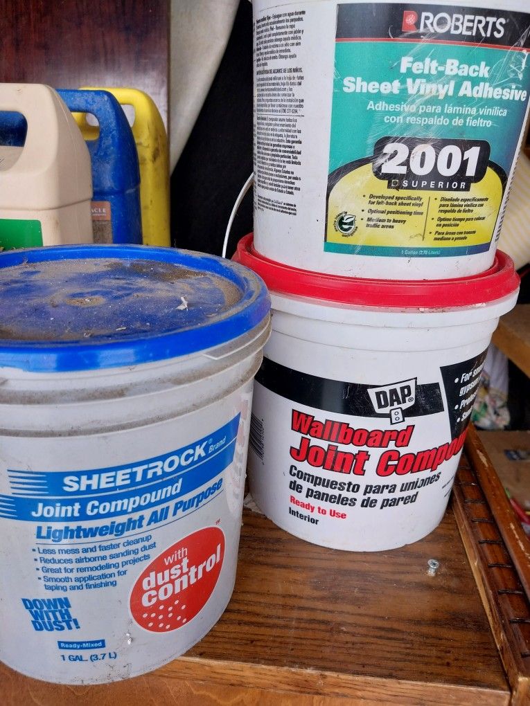 Joint Compound, Sheet Vinyl Adhesive, And Wallboard Joint Compound