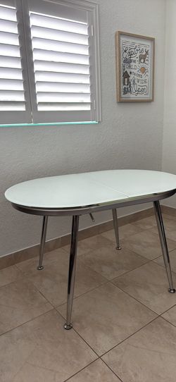 Glass Table Dinner Or work Table