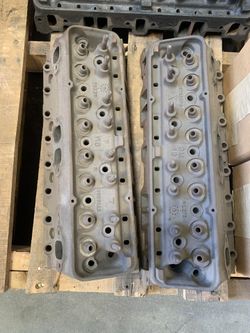 Various pairs of 55-62 Chevy V8 cylinder heads
