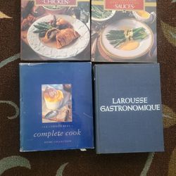 16 Cooking books, including Larousse Gastronomique, le cordon bleu, more, around $500 worth