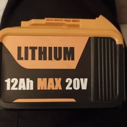 Replacement Battery For DeWalt Tools 20V Max 12Ah