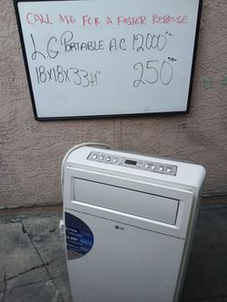 LG Portable Air Conditioner 12000 BTU