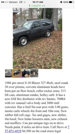 New And Used Chevy Blazer For Sale In Hampton Va Offerup