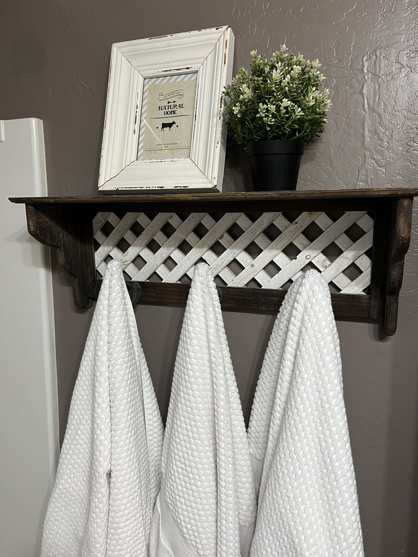 Decorative Towel Rack