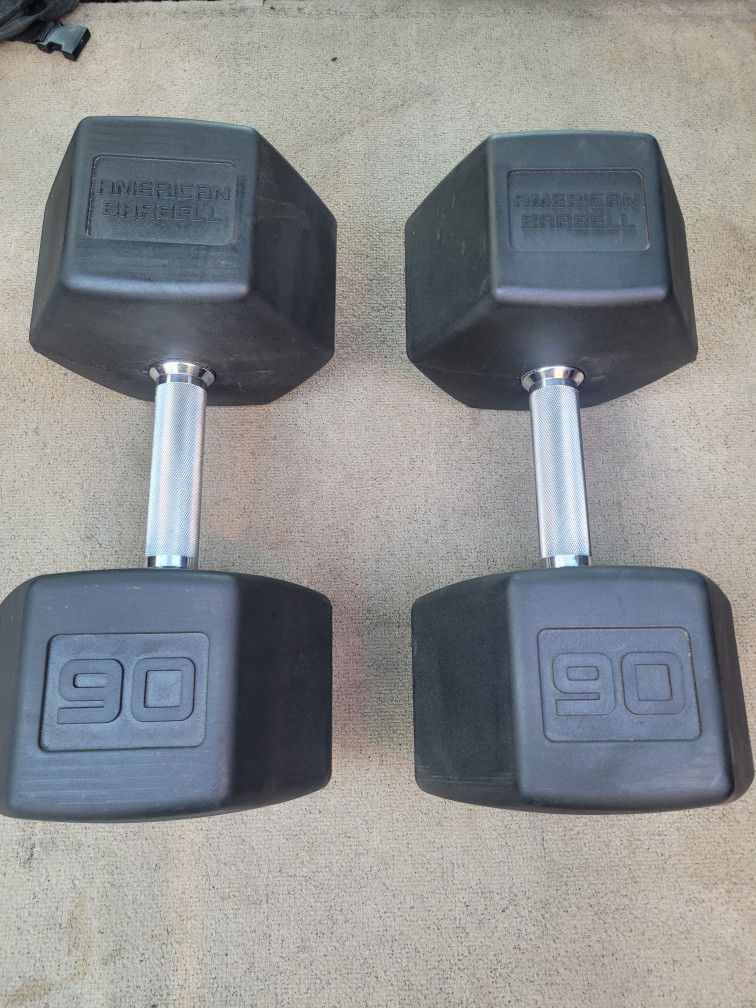 American barbell dumbells Weights