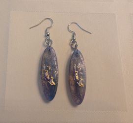 Handmade resin earrings