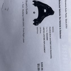 Control Arm and Ball Joint Assembly