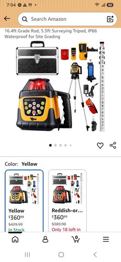 Surveying laser