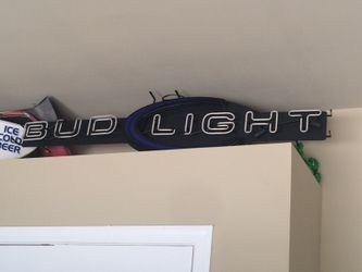 Bud light neon sign