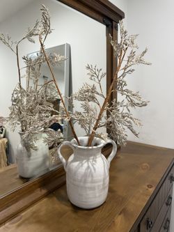 Ceramic Vase With Stems