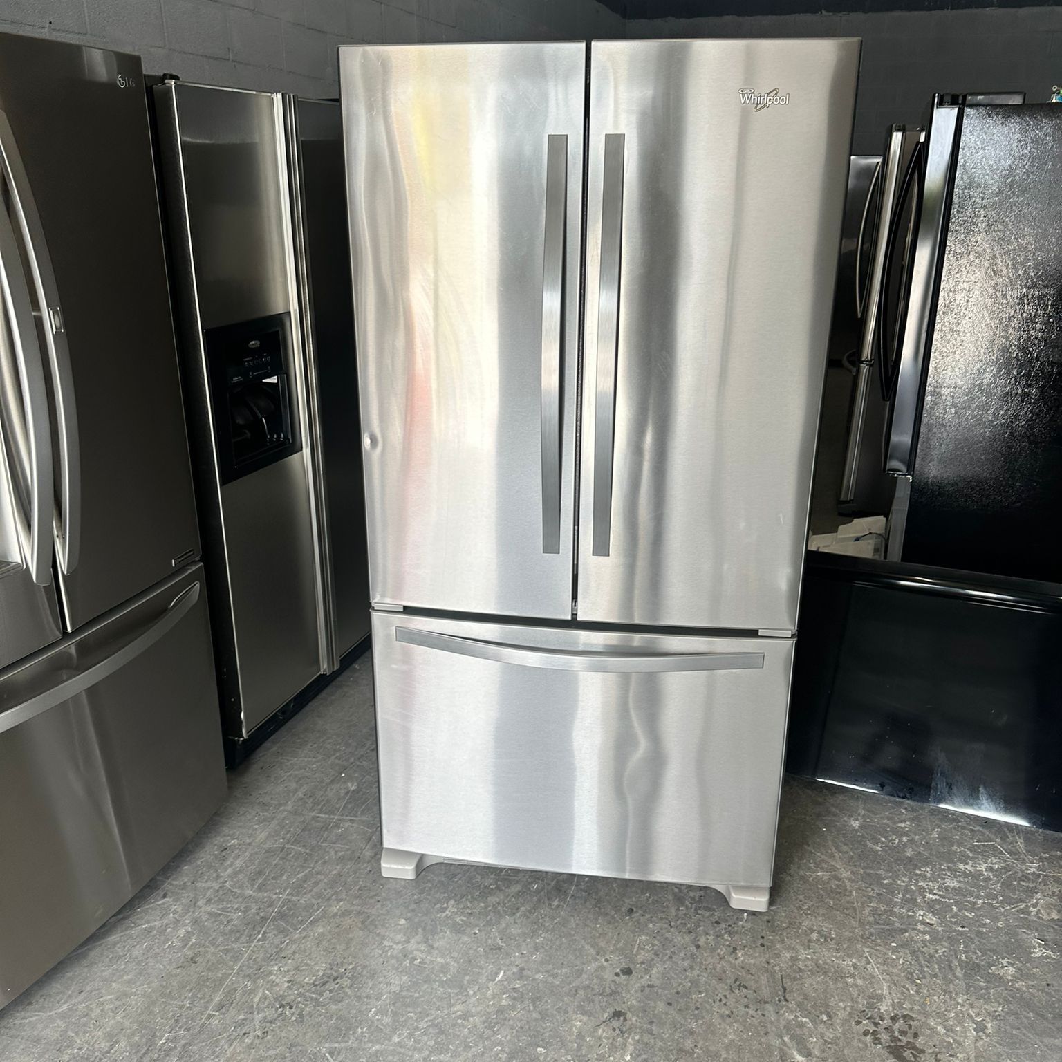 36” REFRIGERATOR STAINLESS STEEL FRIDGE REFRIGERADOR  NEVERA HELADERA