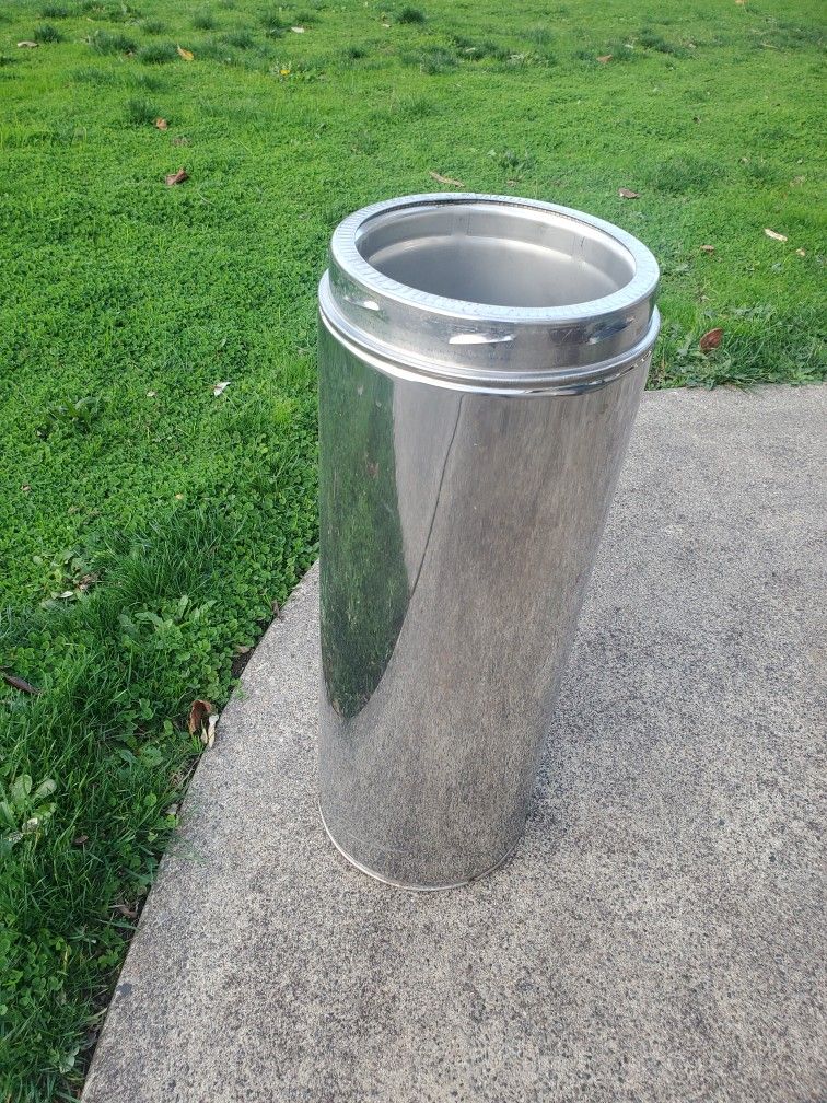 7 INCH INSULATED STOVE PIPE STAINLESS STEEL