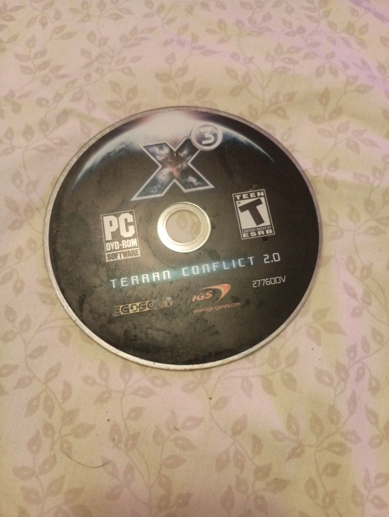 X3 PC DVD-ROM "TERRAN CONFLICT 2.0"