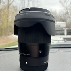 Sigma 16mm F1/4 Camera lens