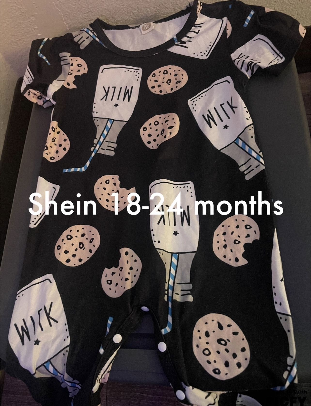 Milk And Cookies Romper