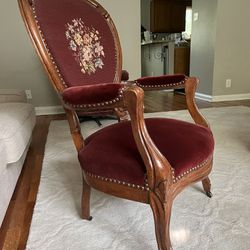 Vintage Armchair Embroidery 
