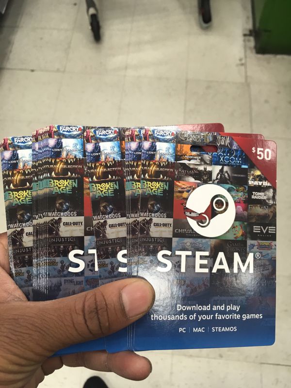 50 Steam gifts cards 950 worth for Sale in Rancho