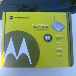 Motorola WIRELESS PRINT SERVER