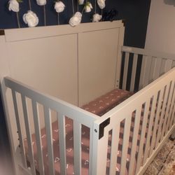 Baby Crib And Dresser 