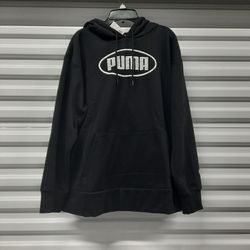 Puma Womens Hooded Sweatshirt Plus Size 1X Black