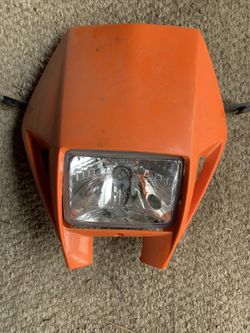 KTM dirt bike headlight