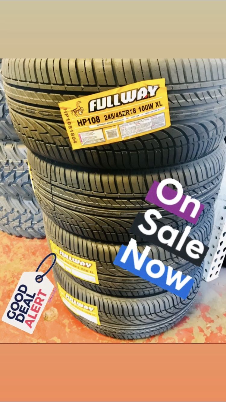 245/45/18 Fullway set on SALE!