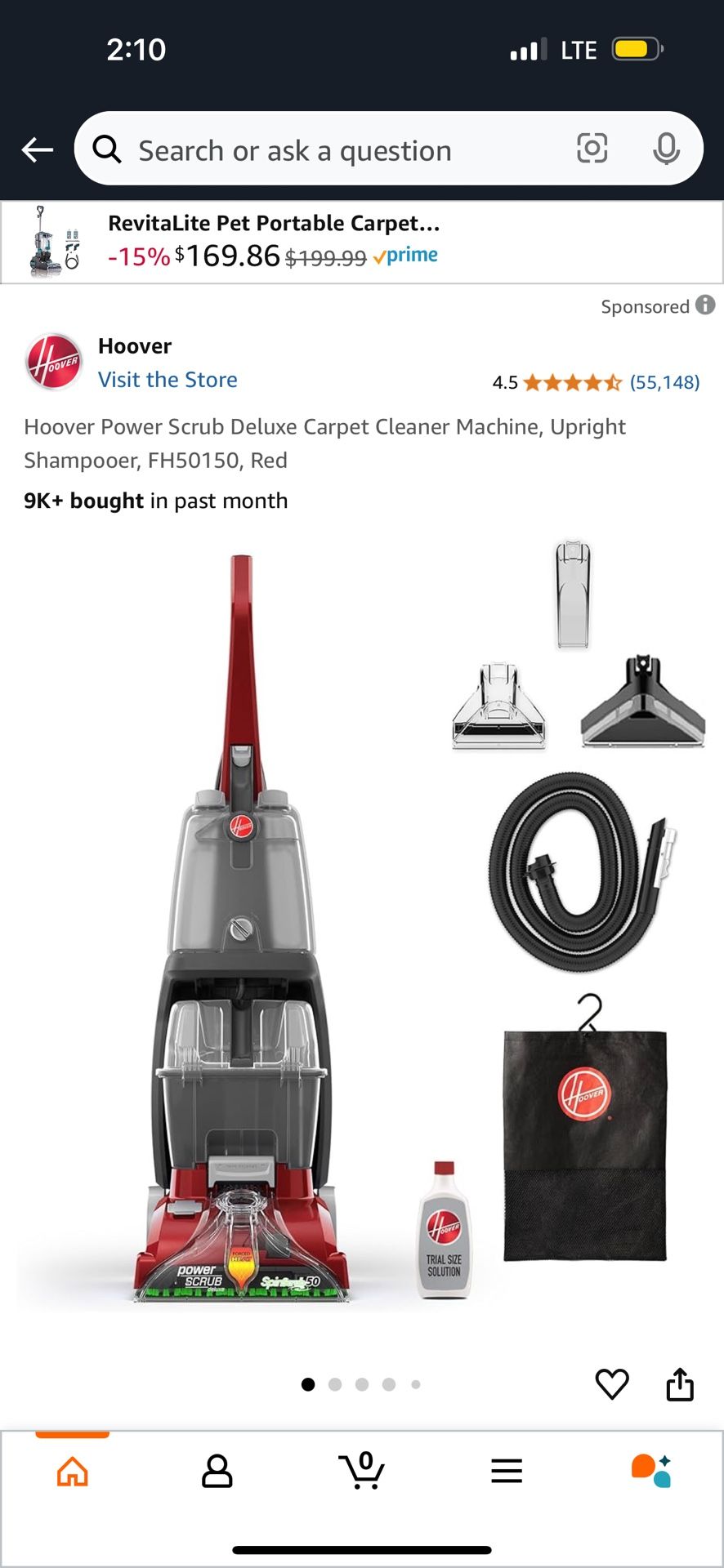 Hoover power scrub Deluxe