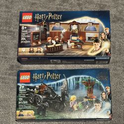LEGO Harry Potter Lot of 2 Building Sets Hogwarts Castle & Hogwarts Carriage New Sealed