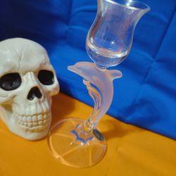 Nachtmann Dolphin Candlestick Holder
